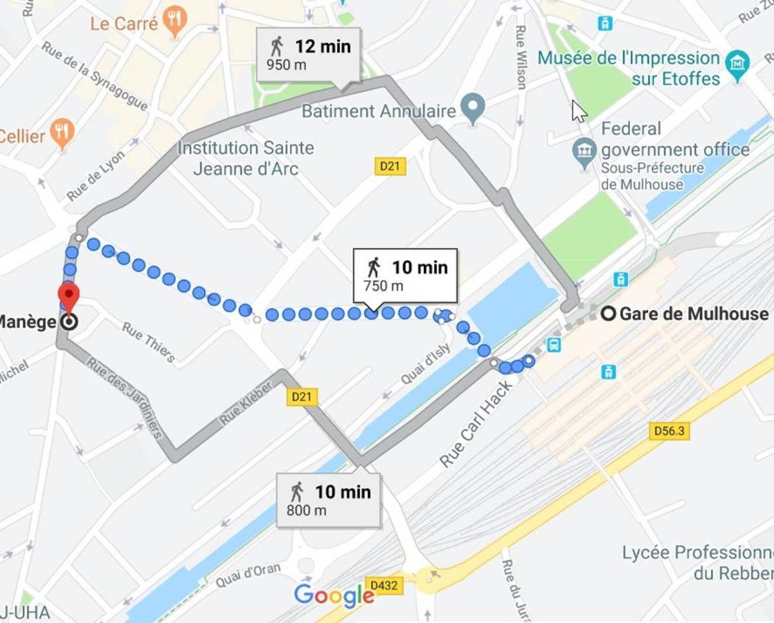 3P Cosy A Mulhouse, 55 M2 Apartman Kültér fotó
